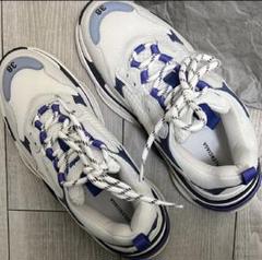 バレンシアガ トリプルs スニーカー ホワイト パープル パープル（紫）系 BALENCIAGA Triple S(バレンシアガ トリプル