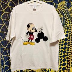 前衛的 ミッキー 攻め メンズ リプリント Tシャツ ティーシャツ 新品