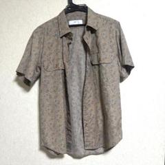TOGA VIRLIS ナスカ柄？半袖シャツ ブラウン