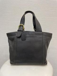 ✨良品✨COACH オールドコーチ レザー トートバッグ 9813 ブラック COACH - 良品COACHオールドコーチレザートートバッグの通販 by