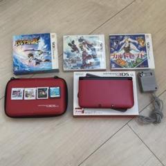 ニンテンドー3DS LL RED×BLACKとソフト７本セット
