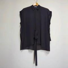 ★T by ALEXANDER WANG シルク ノースリーブ シャツ