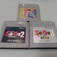 SaGaシリーズ ゲームソフト 3本セット