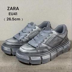 ★ドイツ発*ZARA*新作*トレックソールスニーカー/BL★ ☆ドイツ発*ZARA*新作*トレックソールスニーカー/BL☆ (ZARA