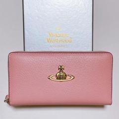 Vivienne Westwood 長財布 55VV356 ブラウン ピンク