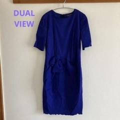 デュアルビューDUALVIEWワンピースLしっかり素材ストレッチ40ネイビー 2025年最新】dual view ワンピースの人気アイテム - メルカリ