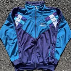 90s archive UMBRO ベロア トラックジャケット ジャージ M