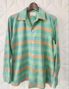 70s ヴィンテージ ARROW King Cotton オープンカラーシャツM