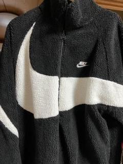 NIKEナイキフリースジャケットブルゾンリバーシブル黒ブラック白ホワイト刺繍ロゴ 2025年最新】ナイキ ボア リバーシブルの人気アイテム - メルカリ