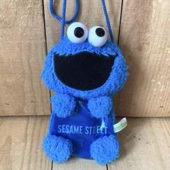 【SESAME STREET】 ポシェット　〈クッキーモンスター〉（中古品） Ⓜ︎