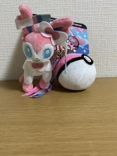 ニンフィア＆ラブラブボール ペアマスコット BALL FREAK モンスターボールとポケモンの組み合わせをおしゃれに楽しめる