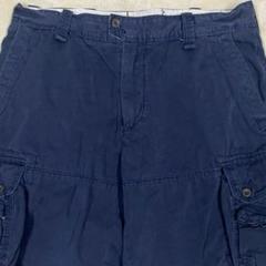 90s Polo Lauren カーゴショートパンツ ネイビー　W34