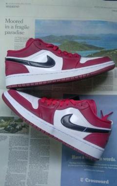 AIR JORDAN1 Low エアジョーダン1 スニーカーワイン レッド