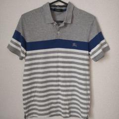 美品　BURBERRY BLACK  LABEL ポロシャツ　ネイビー2 美品 BURBERRY BLACK LABEL メンズ ポロシャツ ネイビー2 メンズ