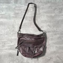 【00s_Archive】Leather Zipper ShoulderBag