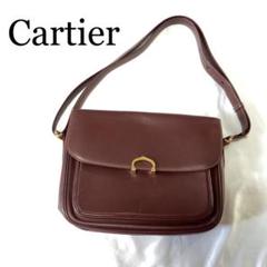 Cartier カルティエ マストライン ボルドー 斜め掛け ショルダーバッグ