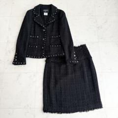 CHANEL - 極美品 CHANELシャネル ツイード グリポア ツイード