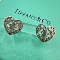美品 Tiffany&co エンチャントハートピアス レディース シルバー