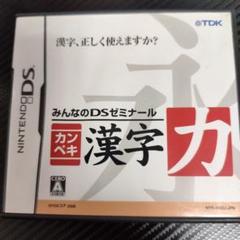 【DSソフト】カンペキ漢字力 みんなのDSゼミナール
