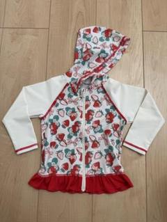 ☆キッズ　2歳　ラッシュガード　フード付き　90 スイムキャップ　セット☆