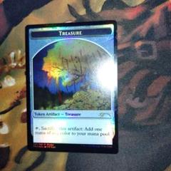 宝物トークン　Treasure token　旧正月プロモ Foil】《宝物トークン/Treasure token》(旧正月プロモ)[流星