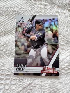 topps オースティンライリー直筆サインカードRC Yahoo!オークション -「austin riley」の落札相場・落札価格