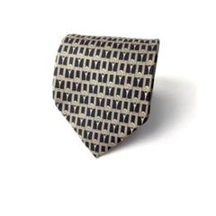 1046 GUCCI グッチ　総柄　ネクタイ　黒