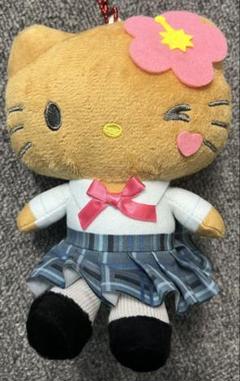 顔グロ　ハローキティ キティ キティちゃん ガングロキティ 6P 日焼けキティ 顔 透明