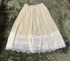 ☆美品☆SHIZUKA KOMURO白レースデザインスカート 40 ☆美品☆SHIZUKA KOMURO白レースデザインスカート 40