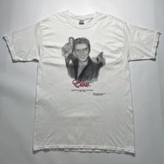 00s エルビス・プレスリー ミュージックTシャツ L ホワイト Y2K6835