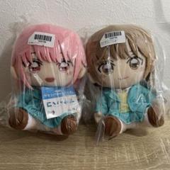 【オンクレ獲得、美品】アオのハコ　オリジナルぬいぐるみ　鹿野千夏・蝶野雛 アオのハコ】千夏と雛のぬいぐるみが制服姿で登場！お座りポーズ