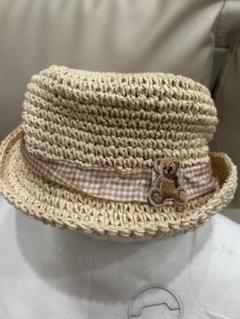 美品★POLOBaby麦わら帽子48cm★ハット★女の子★
