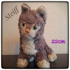 【グレーのねこ Cosy Sulla 22cm】ヴィンテージ シュタイフ グレーのねこ Cosy Sulla 22cm】ヴィンテージ シュタイフ - メルカリ