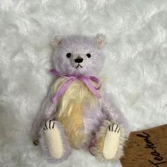 ★お求めやすく価格改定★ 作家様 ブライス ぬいぐるみ パステルカラー クマ テディベア ぬいぐるみ