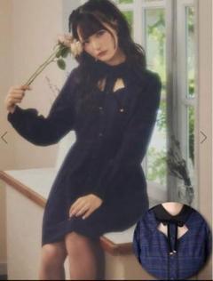 アンクルージュ♡チェックワンピ♡フリーサイズ