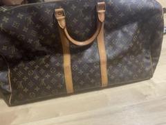 LOUIS VUITTON ボストンバッグ モノグラム キーポル55 ブラウン LOUIS VUITTON ルイヴィトン モノグラム キーポル55 ボストン