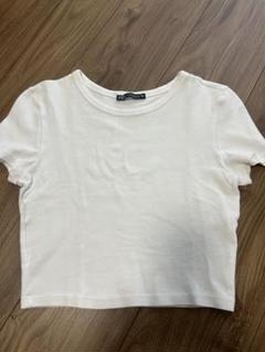ZARA クロップドTシャツ(白) Sのサムネイル