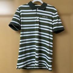 ★BRIEFING ブリーフィング ストライプ ゴルフシャツ Lサイズ 極美品★