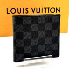 【新品未使用】ルイヴィトン ダミエグラフィット ポルトフォイユ マルコ 二つ折り
