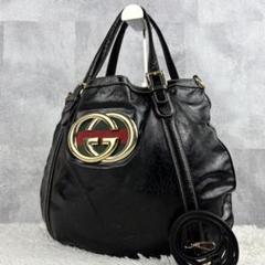⭐️最終処分価格⭐️GUCCI ⭐️インターロッキングシェリーライン 2025年最新】オールドグッチ ショルダーバッグ インター