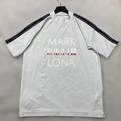 極美品 マークアンドロナ ゴルフウェア モックネックサイドロゴ サイズ48 L 極美品 マークアンドロナ ゴルフウェア モックネックサイドロゴ