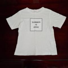 GU　ジーユー　キッズ　半袖Tシャツ　ホワイト　130