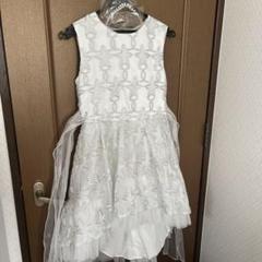 ホワイト フォーマルドレス 星型刺繍140cm