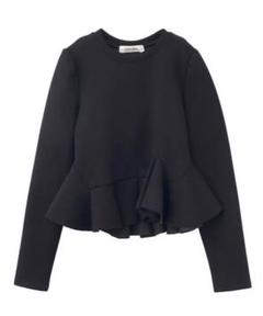 ココディールCOCODEAL アシメペプラムブラウスカットソークロップド半袖 アシメペプラムカットソーブラウス｜PETAL ONLINE（ペタル