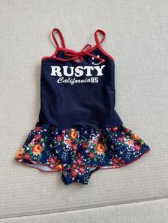 RUSTY フラワープリント水着 女の子用
