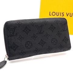 【超極美品】ルイヴィトン　ジッピーウォレット　長財布　マヒナ　ノワール