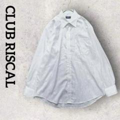 CLUB RISCAL ストライプ 長袖 シャツ メンズ(M)ビジネス オフィス
