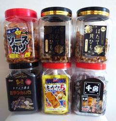 ほたて貝ひも ソースカツ 他 角ポット 6個セット 匿名配送