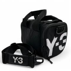 クリスマス特集2025 極美品 Y-3 adidas ショルダーバッグ カメラバッグ 2way ロゴ 黒 バッグ