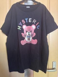 ヒステリックグラマーファックベアヒスベアカラフルロゴTシャツブラック